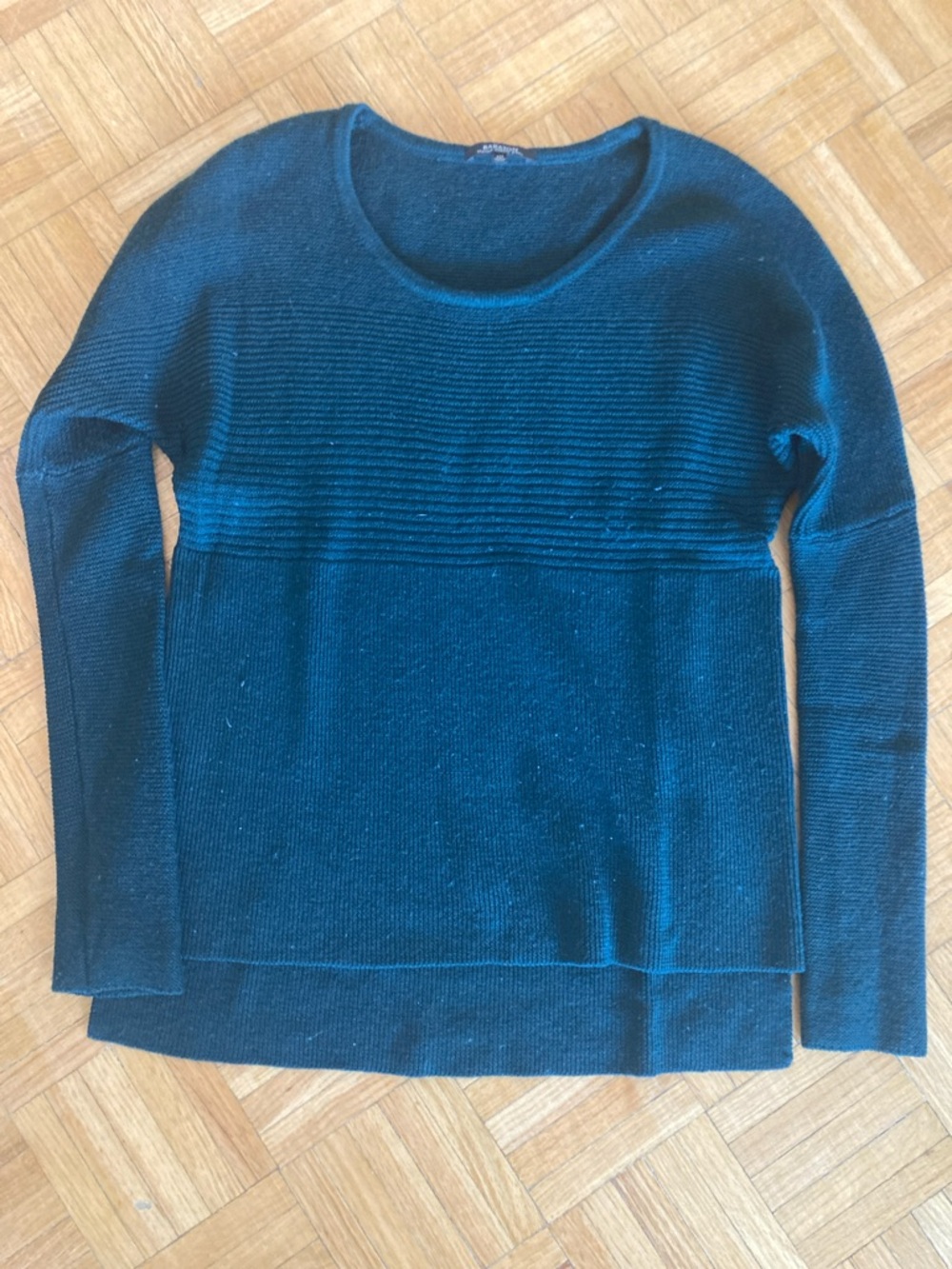 Babaton Hunter Green Merino Wool Sweater